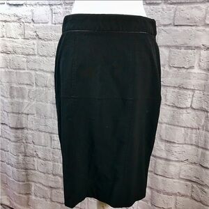 Bisou Bisou Elegant Black Pencil Skirt